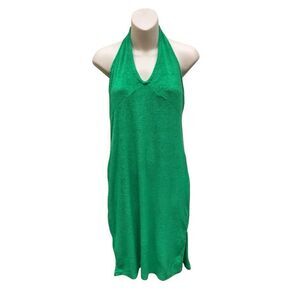 NWT Heart & Hips Green Halter Midi Dress Size M Bodycon Stretch Y2K